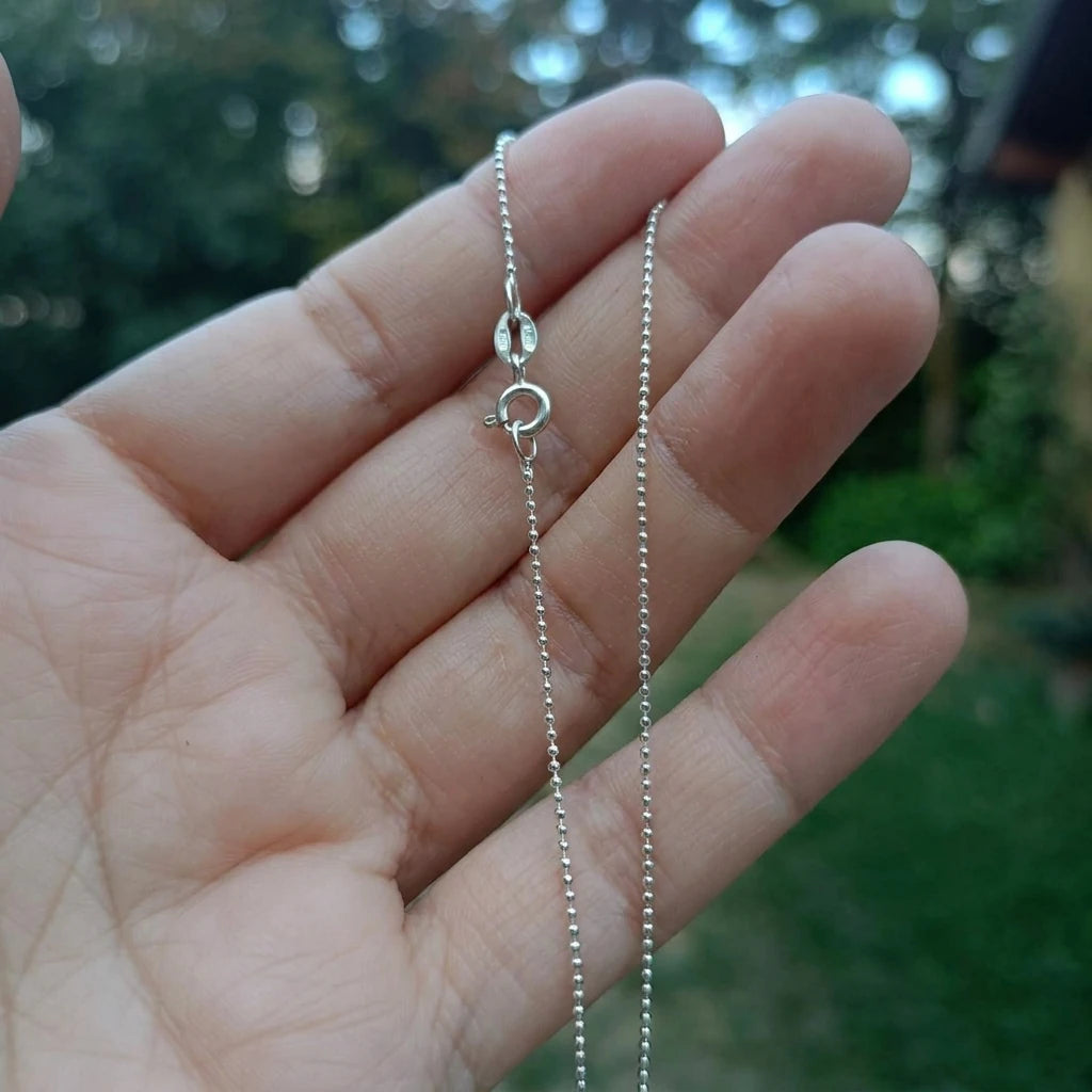 Catenella "Tiffany" in Argento 925 / Placcato Oro (40 cm)