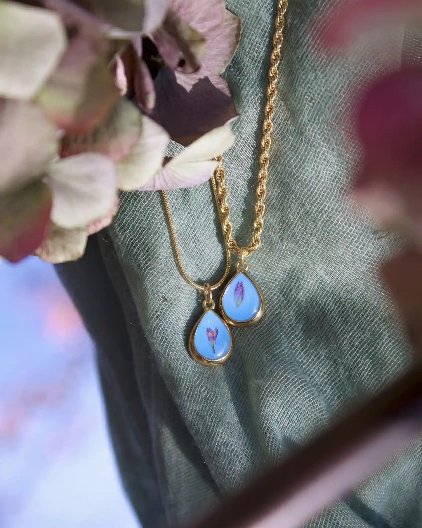 Cimelia Forget-Me-Not Necklace