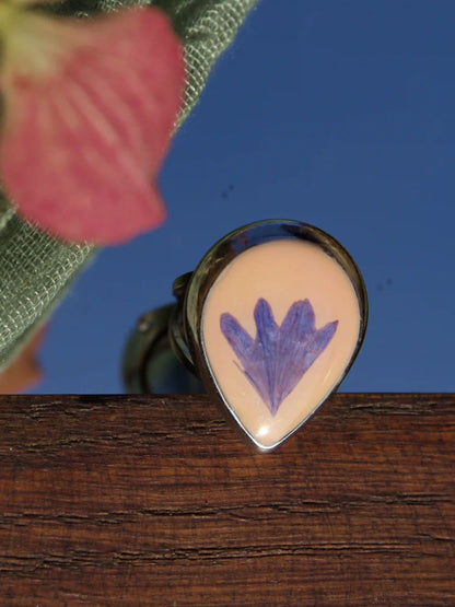 Anello Cimelia Goccia Fiordaliso