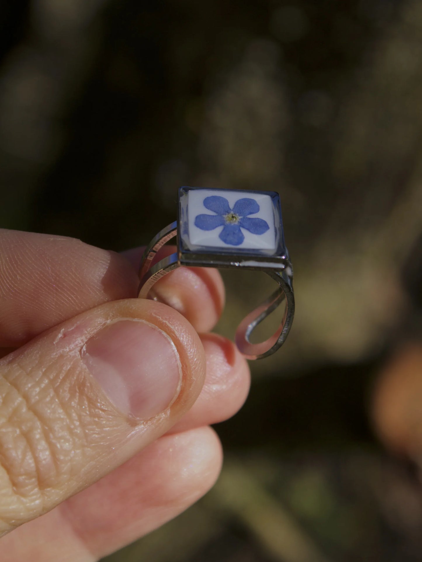 Anello Cimelia Nontiscordardime Quadrato