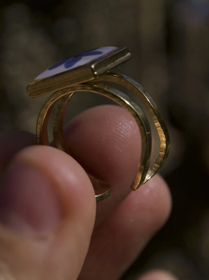 Anello Cimelia Nontiscordardime Quadrato