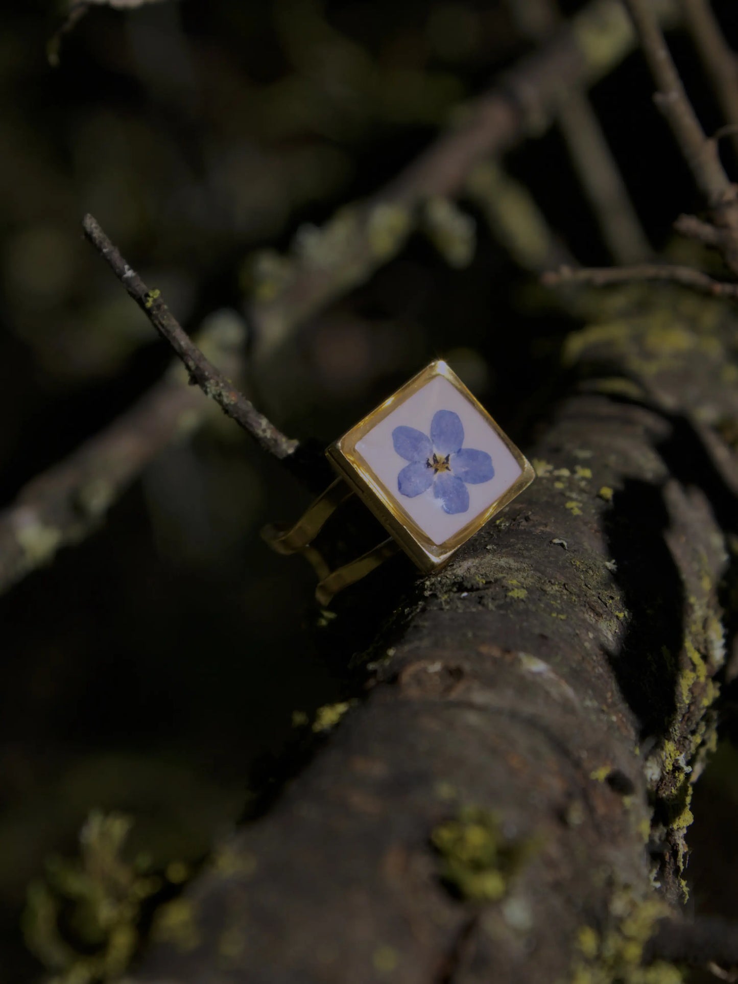 Anello Cimelia Nontiscordardime Quadrato