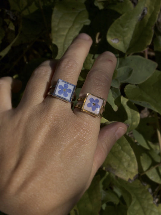 Anello Cimelia Nontiscordardime Quadrato