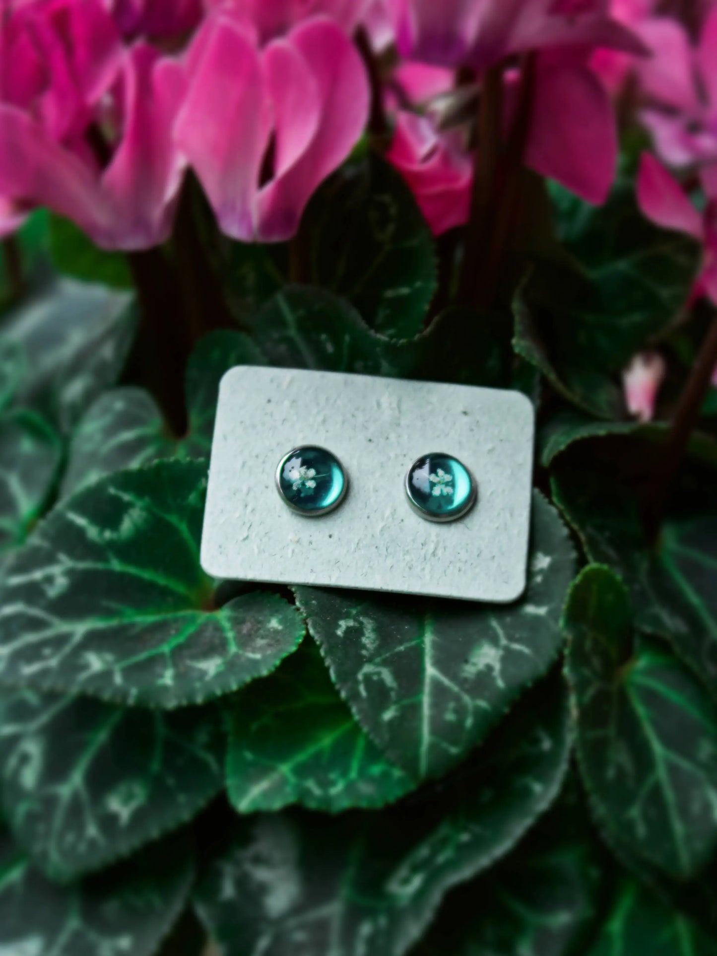 Orecchini a Perno Carota Selvatica