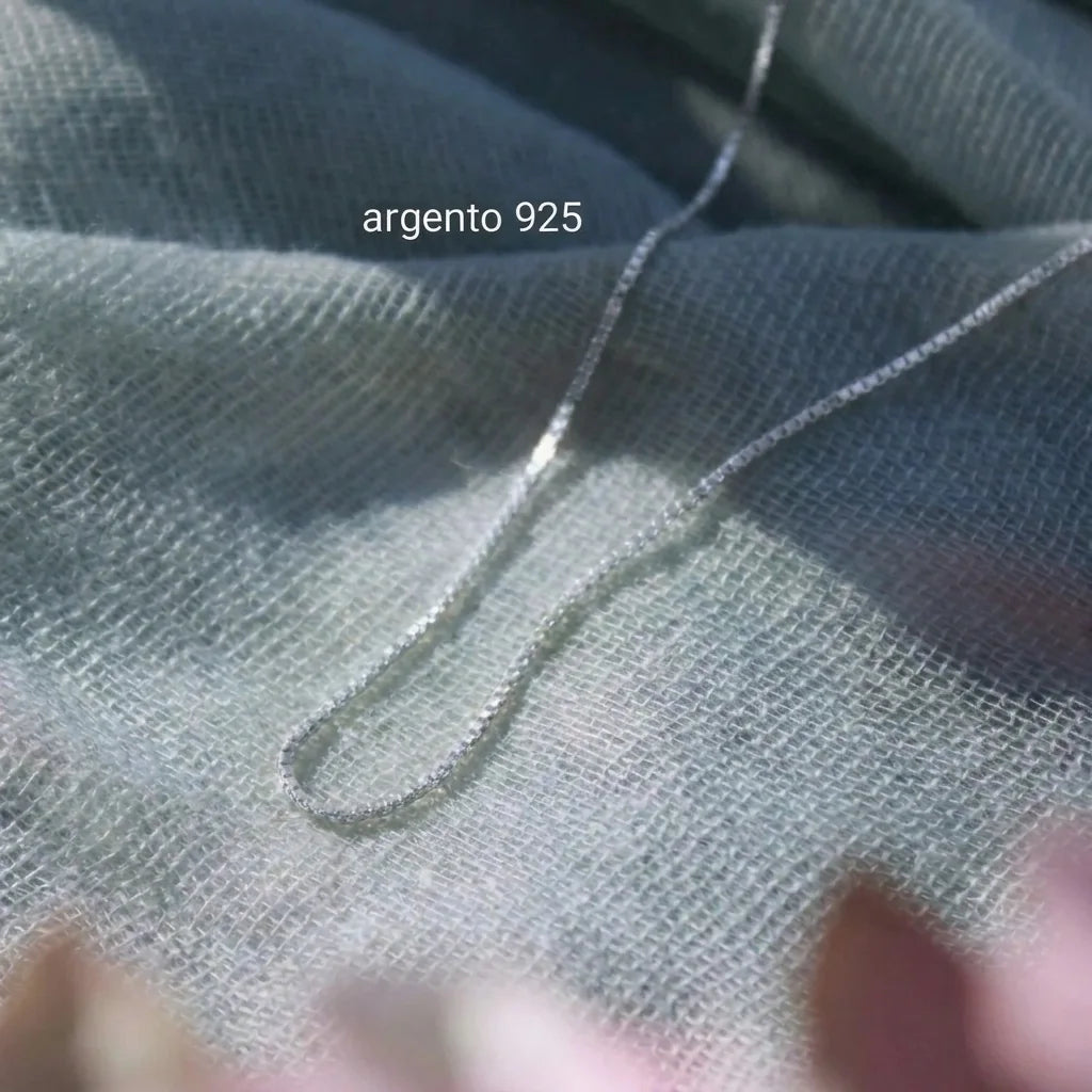 Catenella "Veneziana" in Argento 925 / Placcato Oro (40 cm)